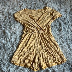 Rolla Coaster yellow and white romper